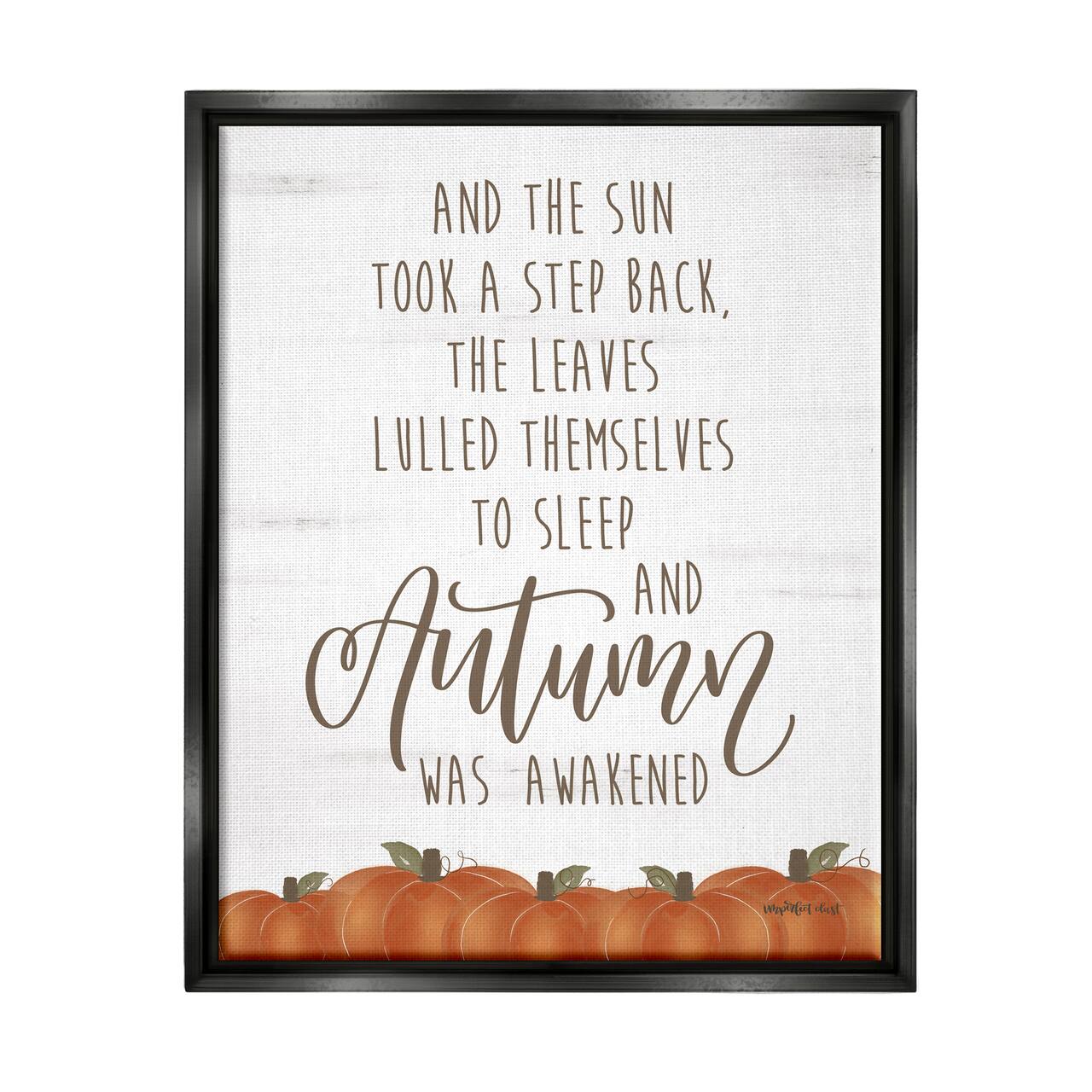Stupell Industries Autumn Awakened Framed Canvas Wall Art
